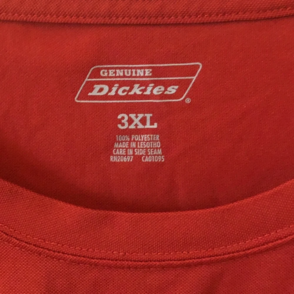 Dickies Men's Rust Long Sleeve Tee - Picture 2 of 5